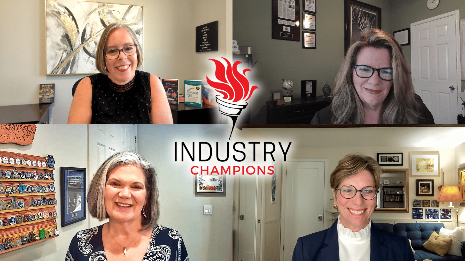 Industry Champions with Christine Campbell Rapin, Kristen Christy, Melissa Douaire, and Sherri Combs